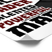 神は私は黒王メラニン男Brh Bro Loveと言う ポスター (角)