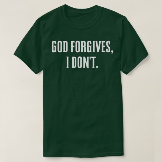 神は私はDontを許すゴシックパンク表現 Tシャツ (デザイン正面)