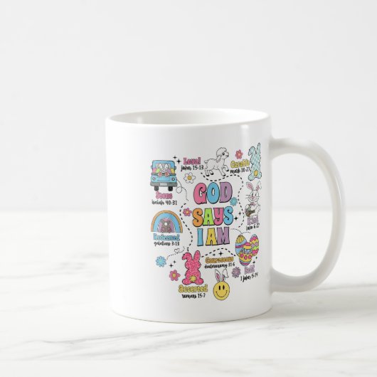 神は私をイースターと呼ぶ コーヒーマグカップ (右)