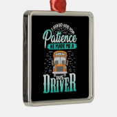 神は私をバスの運転手にした メタルオーナメント (右)