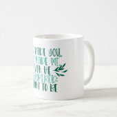 神は私をバレンタインデーおもしろいを神が作った コーヒーマグカップ (正面右)