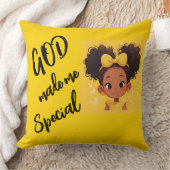 神は私を特別な装飾用クッション クッション (ブランケット)