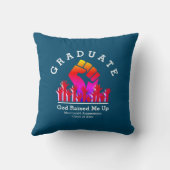 神は私を青い大学院に育カスタムててくれた クッション (裏面)