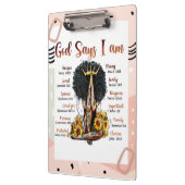 神は私を黒人信者と言う クリップボード (左)