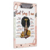 神は私を黒人信者と言う クリップボード (右)