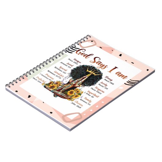 神は私を黒人信者と言う ノートブック (左側)