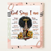 神は私を黒人信者と言う プランナー手帳 (裏面)