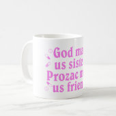 神は私達に姉妹をしました コーヒーマグカップ (正面左)