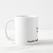 神は私達にW.H.I.Pの富、健康、Increasを…与えます コーヒーマグカップ (左)