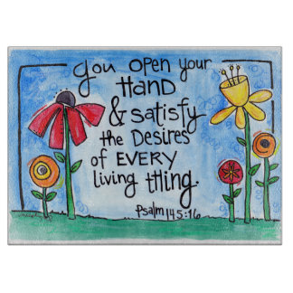 神は私達のあらゆる欲求を満たします カッティングボード