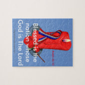 神は米国のリボンを賛美します ジグソーパズル (横)