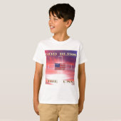 神は米国を賛美します Tシャツ (正面フル)