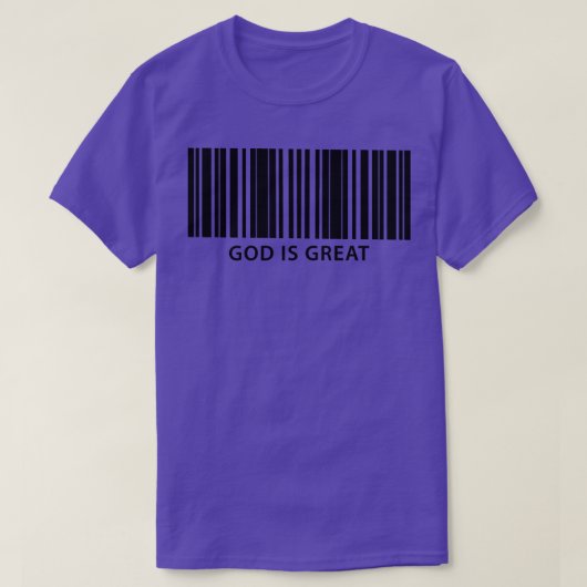 神は素晴らしバー法 Tシャツ (デザイン正面)