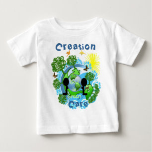 神は緑~TBAアワード受賞者 - オリジナルデザインの ベビーTシャツ