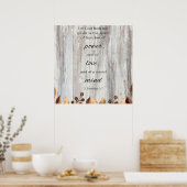 神は聖書の詩のポスターやる気を起こさせるを持っていないので ポスター (キッチン)