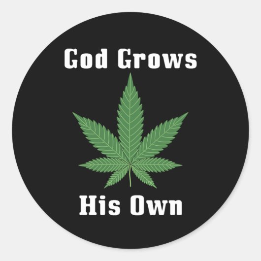 神は自らを育てる ラウンドシール (正面)