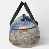 神は至る所にどこにでもあ祈る ダッフルバッグ (右)