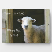 神は至る所に羊 フォトプラーク (正面)