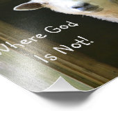 神は至る所に羊 フォトプリント            (角)