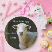 神は至る所に羊 ペーパープレート (パーティー)