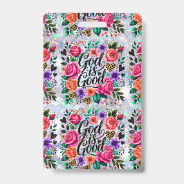 神は良い宗教クリスチャンのギフトバッジリールID バッジ