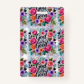 神は良い宗教クリスチャンのギフトバッジリールID バッジ (裏面)