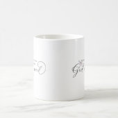 神は良い紫の蝶 コーヒーマグカップ (中央)