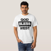神は西のTシャツを賛美します Tシャツ (正面フル)