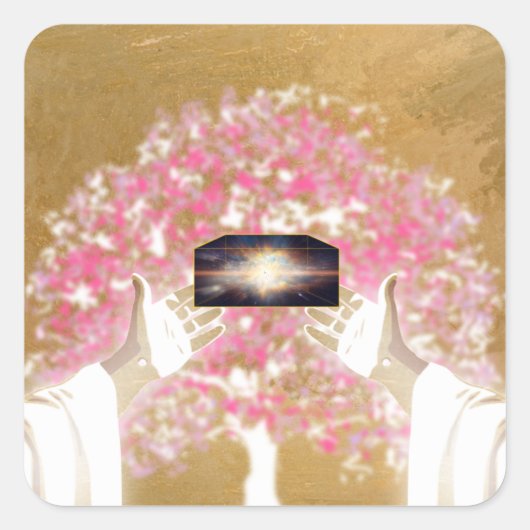 神は言われた、 スクエアシール (正面)