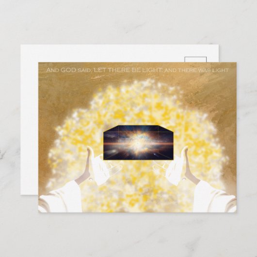 神は言われた、 ポストカード (正面/裏面)