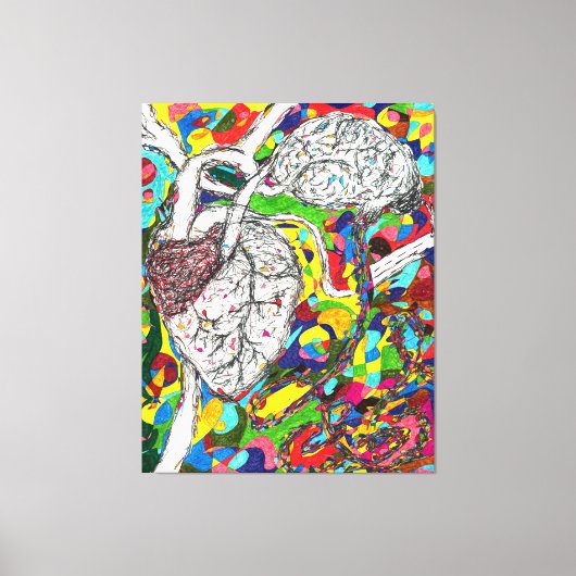 神は詳細#12 キャンバスプリント (正面)