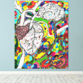 神は詳細#12 キャンバスプリント (インサイチュ (ウッドフロア))