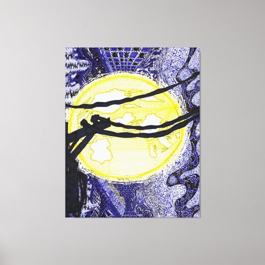 神は詳細#13 キャンバスプリント (正面)