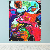 神は詳細#14 キャンバスプリント (インサイチュ (ウッドフロア))