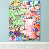 神は詳細#16 キャンバスプリント (インサイチュ (ウッドフロア))