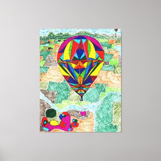 神は詳細#17 キャンバスプリント (正面)