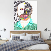 神は詳細#1 キャンバスプリント (インサイチュ (寝室))