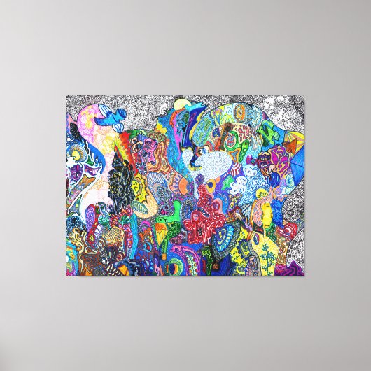 神は詳細#20 キャンバスプリント (正面)