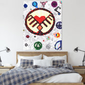 神は詳細#2 キャンバスプリント (インサイチュ (寝室))