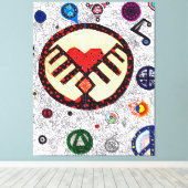 神は詳細#2 キャンバスプリント (インサイチュ (ウッドフロア))