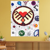 神は詳細#2 キャンバスプリント (インサイチュ (リビング))