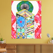 神は詳細#5 キャンバスプリント (インサイチュ (リビング))