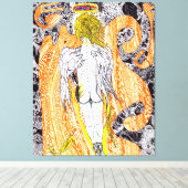 神は詳細#6 キャンバスプリント (インサイチュ (ウッドフロア))