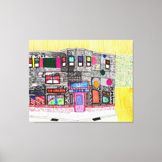 神は詳細#7 キャンバスプリント (正面)