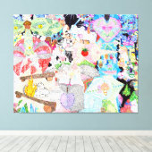 神は詳細#8 キャンバスプリント (インサイチュ (ウッドフロア))