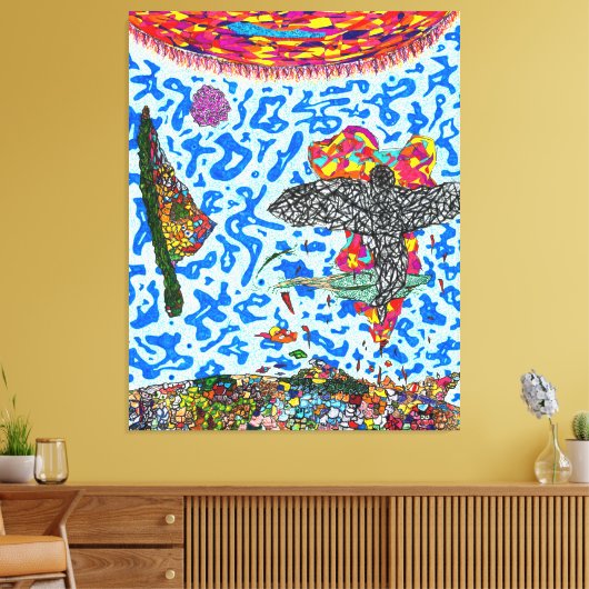 神は詳細#9 キャンバスプリント (インサイチュ (リビング))