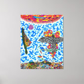 神は詳細#9 キャンバスプリント (正面)