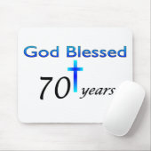 神は誕生日プレゼント70年の賛美しました マウスパッド (マウス)