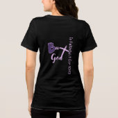 「神は誠実なり」 トライブレンドTシャツ (裏面)
