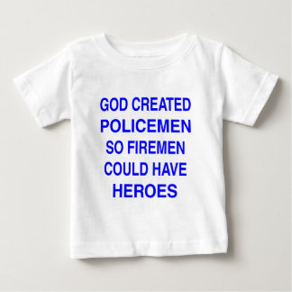神は警官を作成しました ベビーTシャツ
